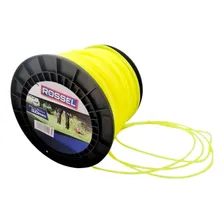 Bobina Fio Nylon Roçadeira 3mm Amarelo 2kg Profissional Foto  mini 1