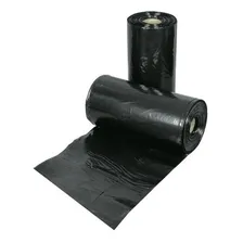 Bobina Lona Plástica Preta Espessura Grossa 4x100 Mts 30kg Foto mini 3