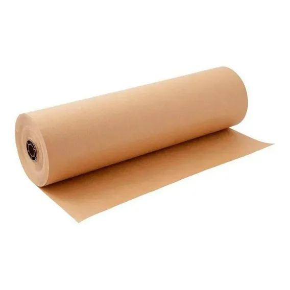 Bobina Papel Kraft MonolĂșcido 80cmx200x20kg 80 Gr Foto 1