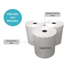 Bobina Para Calculadora Regispel 57x30 Com 30 Unidades Cor Branco Foto mini 2