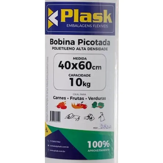 Bobina Picotada Fundo Reto 40x60 Foto 1
