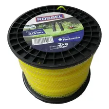 Bobina Rolo Fio Corte Nylon Roçadeira 3mm 2kg 250mts Redondo Cor Amarelo/REDONDO Foto mini  3
