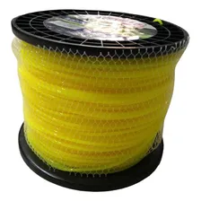 Bobina Rolo Fio Corte Nylon Roçadeira 3mm 2kg 250mts Redondo Cor Amarelo/REDONDO Foto mini 4