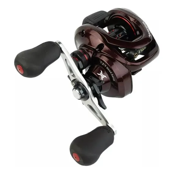 Bobina rotativa direita Shimano Scorpion Scorpion 200HG cor bord么 Foto 1