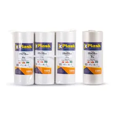 Bobina Saco Plastico Picotada 25x35 Rolo 400 Sacos Reforçado Foto mini 1