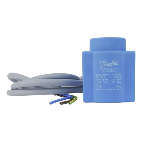 Bobina Solenoide Danfoss Com Cabo Bf110cs 110v 13w 018f6280 Foto 1