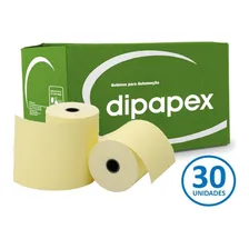 Bobina Térmica 80x40 Amarela - Caixa C/ 30 Rolos Cor Amarelo Foto mini 1