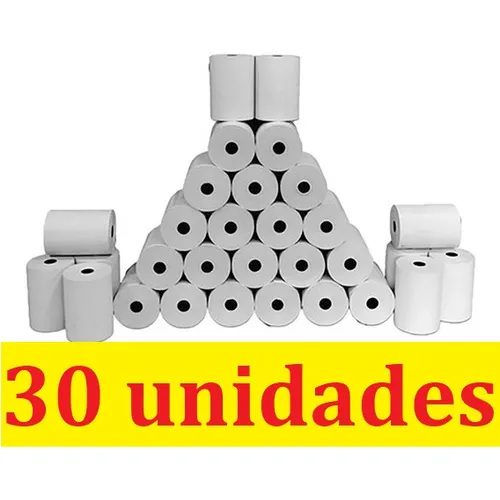 Bobina Termica 80x40 Cupom Fiscal | Senha | Pdv Recibo Cx30 Foto 1