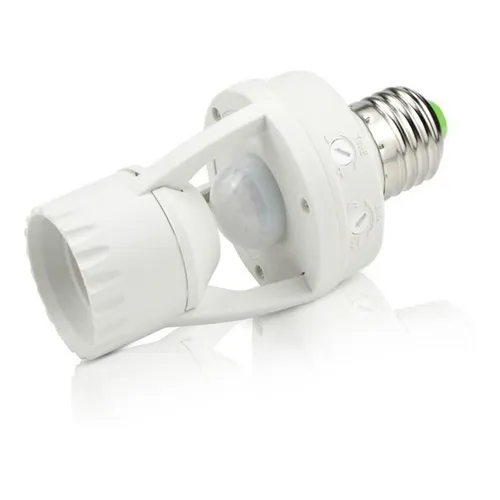 Bocal Sensor De Presença Iluminação Lâmpada Fotocélula Foto 1
