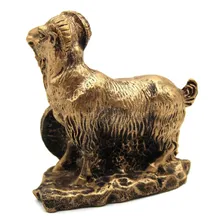 Bode Maçônico Em Resina 9 Cm Cor Dourado Foto mini  3