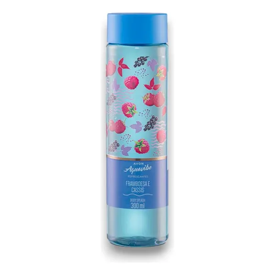 Body Splash Aquavibe Refrescantes Framboesa E Cassis 300ml Foto 1