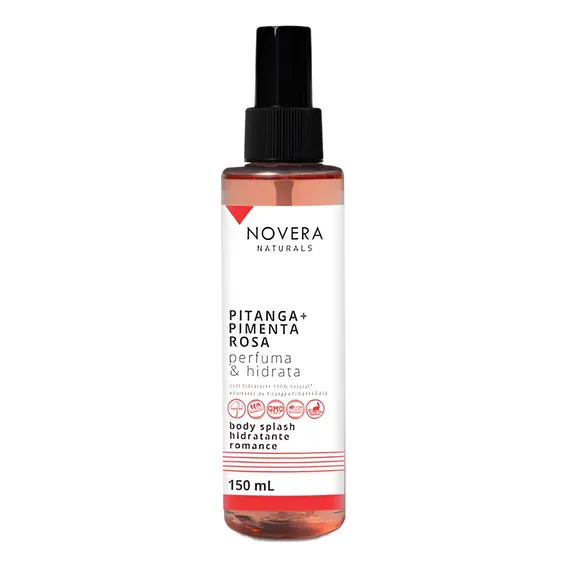 Body Splash Pitanga + Pimenta Rosa 150ml - Novera Naturals Foto 1