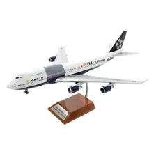 Boeing B747-300 Varig Star Alliance 1/200 Em Diecast Metal Foto mini 2