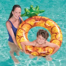 Boia Abacaxi Gigante Inflável Piscina Praia Cor Amarelo Foto mini 4