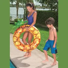 Boia Abacaxi Gigante Inflável Piscina Praia Cor Amarelo Foto mini  3