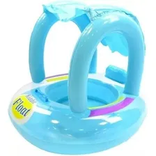 Boia Bote Bebê Cobertura Infantil Inflável Carrinho Apoio Cor Azul Foto mini  2