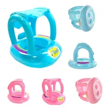 Boia Bote Bebê Cobertura Infantil Inflável Carrinho Apoio Cor Azul Foto  mini 1