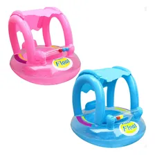 Boia Bote Bebê Fralda Infantil Inflável Proteção Cobertura Cor Rosa Foto mini 3