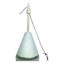 Boia Cevadeira Pesca Gigante S/ Rolha 65g 21cm Branco Nº 37 Foto mini 2