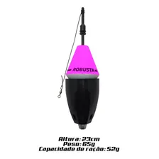 B贸ia Cevadeira Robusta Com Amortecedor 65g Pesqueiro Jrpesca Foto mini 4