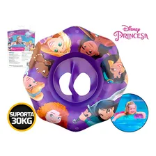 Boia Circular Inflável Com Fralda Disney Princesas 56cm Foto  mini 1