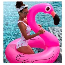 Boia Flamingo Blogueirinha Inflável Praia Piscina 90cm Foto mini  2