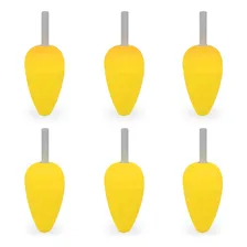 Bóia Guia Pesca N3 Com 6 Unidades Lambari Cor Amarelo Foto  mini 1