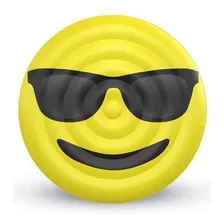 Boia Inflável Emoji Óculos 150cm Floatie King Foto mini 1