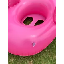 Boia Inflável Flamingo Rosa Praia Piscina Infantil Foto mini 2