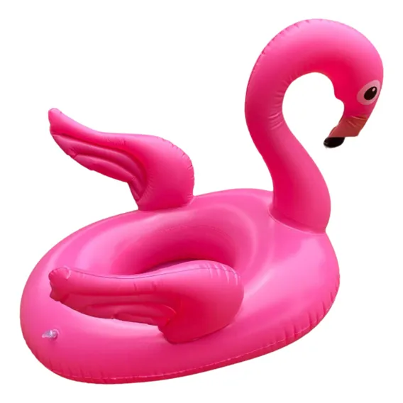 Boia Inflável Flamingo Rosa Praia Piscina Infantil Foto 1