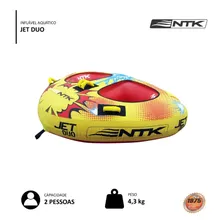 Boia Inflável Jet Duo Rebocável Nautika Para 2 Pessoas Foto mini 4