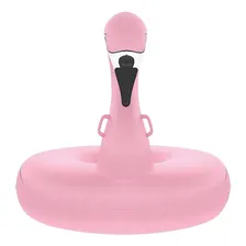 Boia Inflável Piscina Flamingo Gigante Adulto 1,2m Praia Foto mini 3