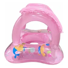 Boia para piscina Boia Boia bote com cobertura - rosa Foto mini 1