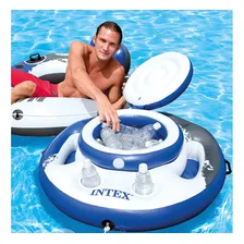 Boia Refrigerador Bar Flutuante Cooler Porta Copos Intex Foto mini 4