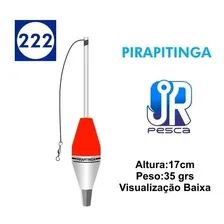 Boia Torpedo Pirapitinga 35g - Jr Pesca (pino) Cor Vermelho (222) Foto mini 2