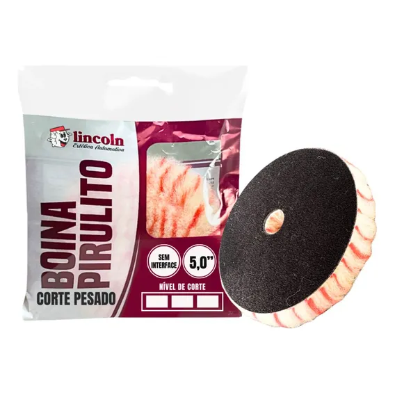 Boina de la Sv corte pesado Vermelha pirulito 5 Pol Lincoln Foto 1
