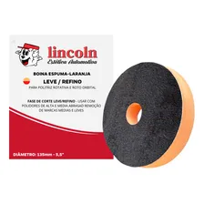 Boina Espuma 5,5 Pol Laranja Corte Leve Refino Lincoln Boina Foto mini 3