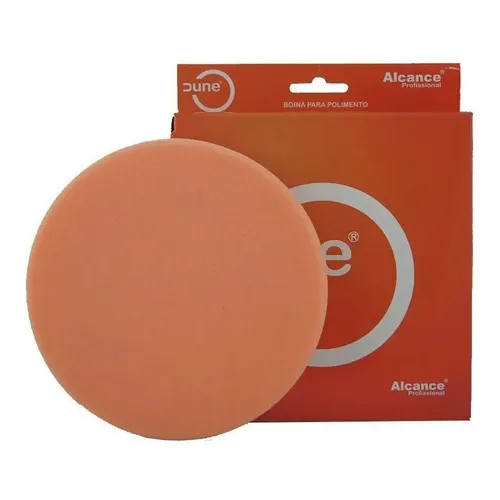 Boina Espuma Laranja Médio Agressiva 125mm 5 Lisa Alcance Foto 1