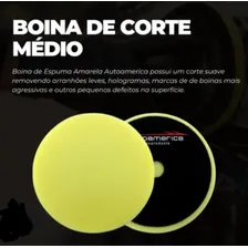 Boina Espuma Low Cost Amarela Refino 6 Pol 150mm Autoamerica Foto mini 2