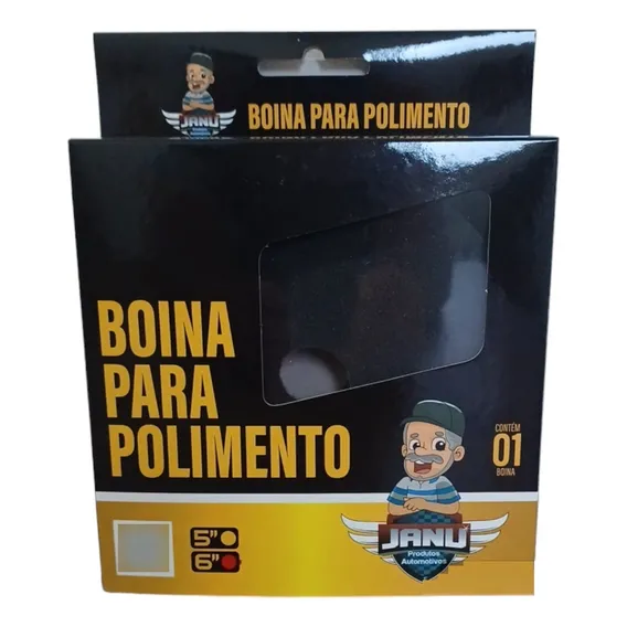 Boina Espuma Lustro Preta 6 Janu Foto 1