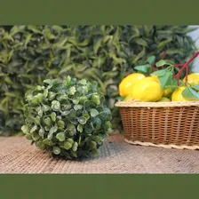 Bola Buchinho Grama Verde Artificial Topiaria 10cm Foto mini 4