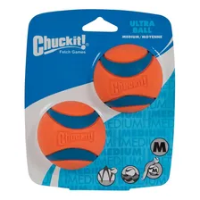 Bola Chuckit! Ultra Ball - 2 Unidades - M Cor Laranja/azul Foto mini 1