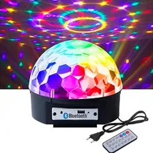 Bola De Balada Globo De Espelho Festa Com Led Rotativo Foto mini 4