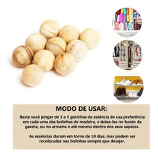 Bola De Cedro Anti Mofo- Traça - Fungos - Bolor 100 Unidades Foto mini 4