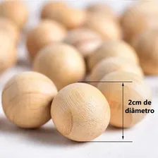 Bola De Cedro Anti Mofo- Traça - Fungos - Bolor 100 Unidades Foto mini 2