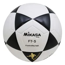 Bola De Futvolei Ft-5 Mikasa Branco E Preto Foto mini 1