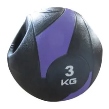 Bola De Peso Medicine Ball Com Pegada 3kg Liveup Sports Foto mini 1