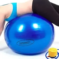 Bola de pilates Supermedy Bola Suiça - Fisioterapia - Ginastica - Bola Para Yoga - Fortalecimento Muscular - Treinamento Funcional - Alívio de Dores Nas Costas - Antiestouro Foto  mini 1