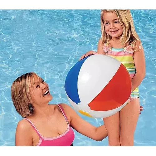 Bola de praia inflável Intex para piscina de praia 51cm Foto 1