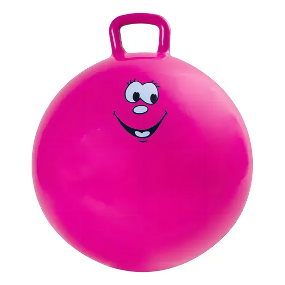Bola De Saltar Brinquedo Pula Pula Upaupa Infantil Rosa 60cm Foto 1